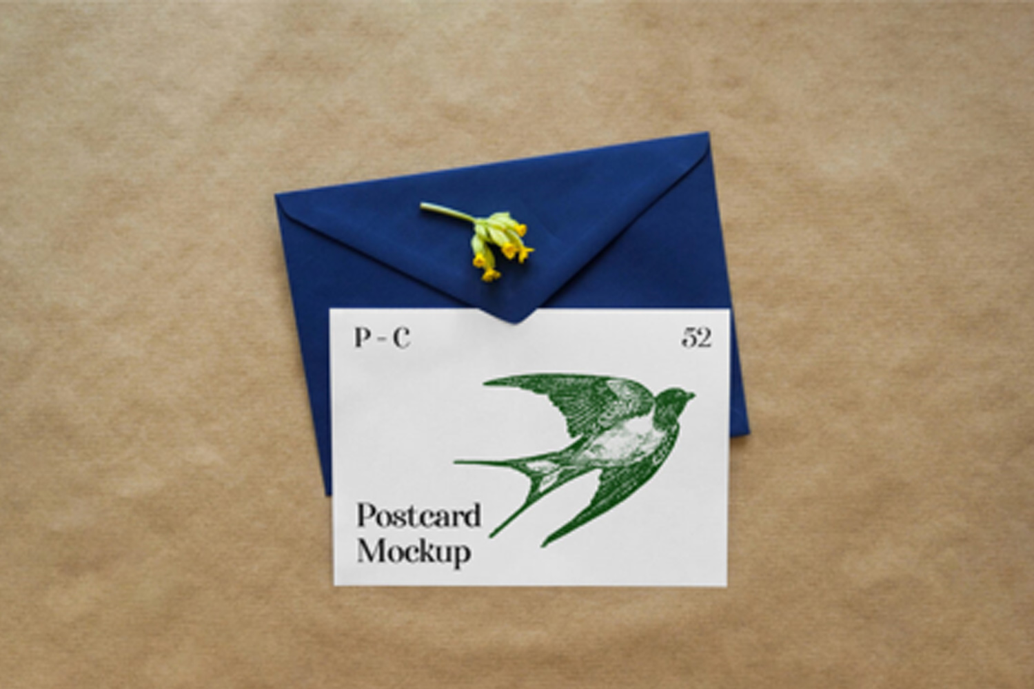 Greeting Card with Envelope Free Download