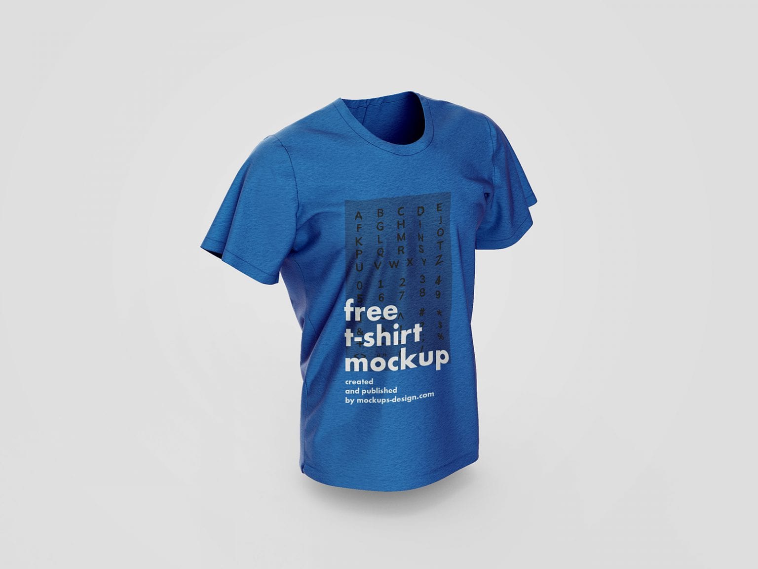 Half Sleeves T-Shirt Mockup Free Download