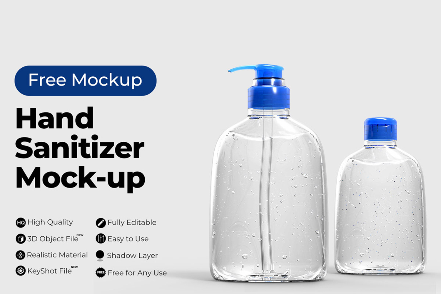 Hand Sanitizer Mockup Free Download