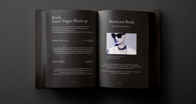 Hardback Book Mockup Free Download