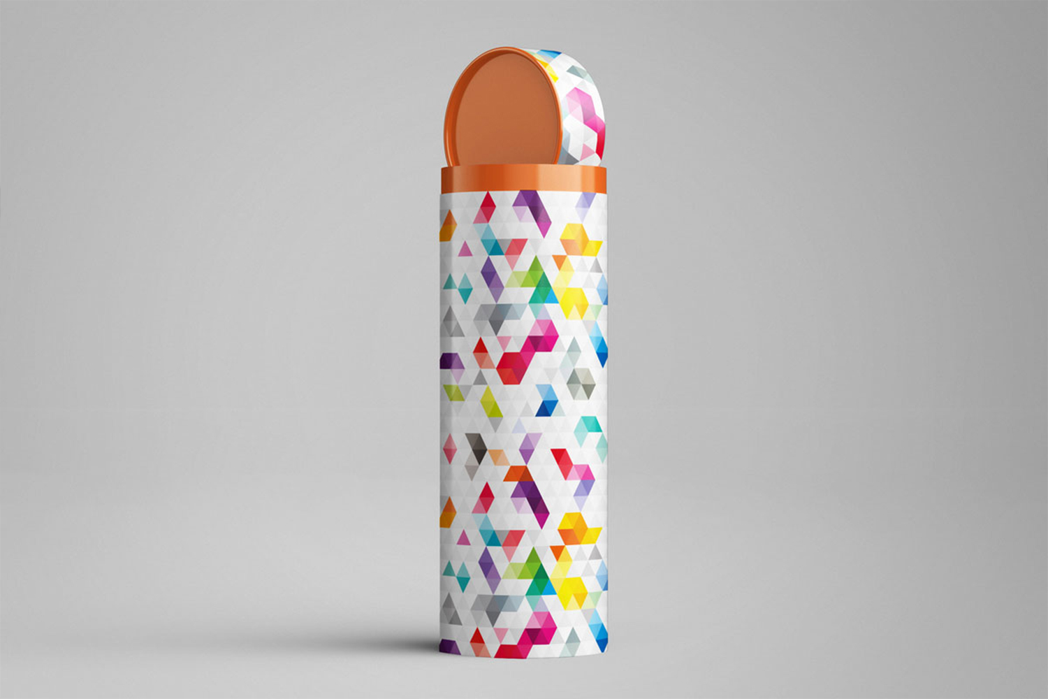 Long Tube Can Packaging Mockup Free Download