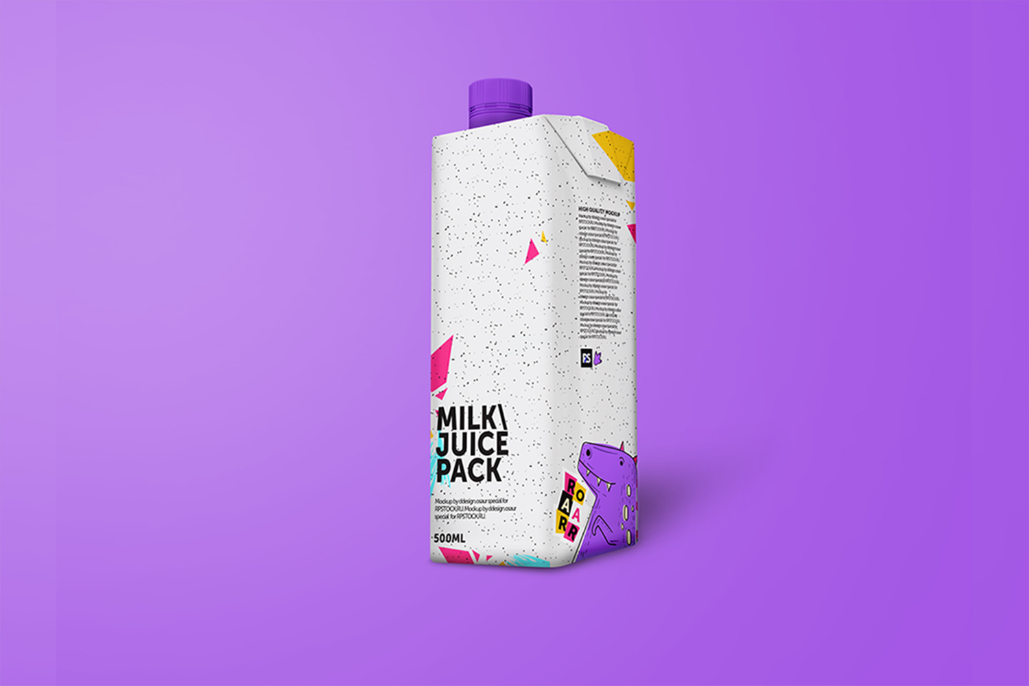Milk Packaging Mockup Free Download