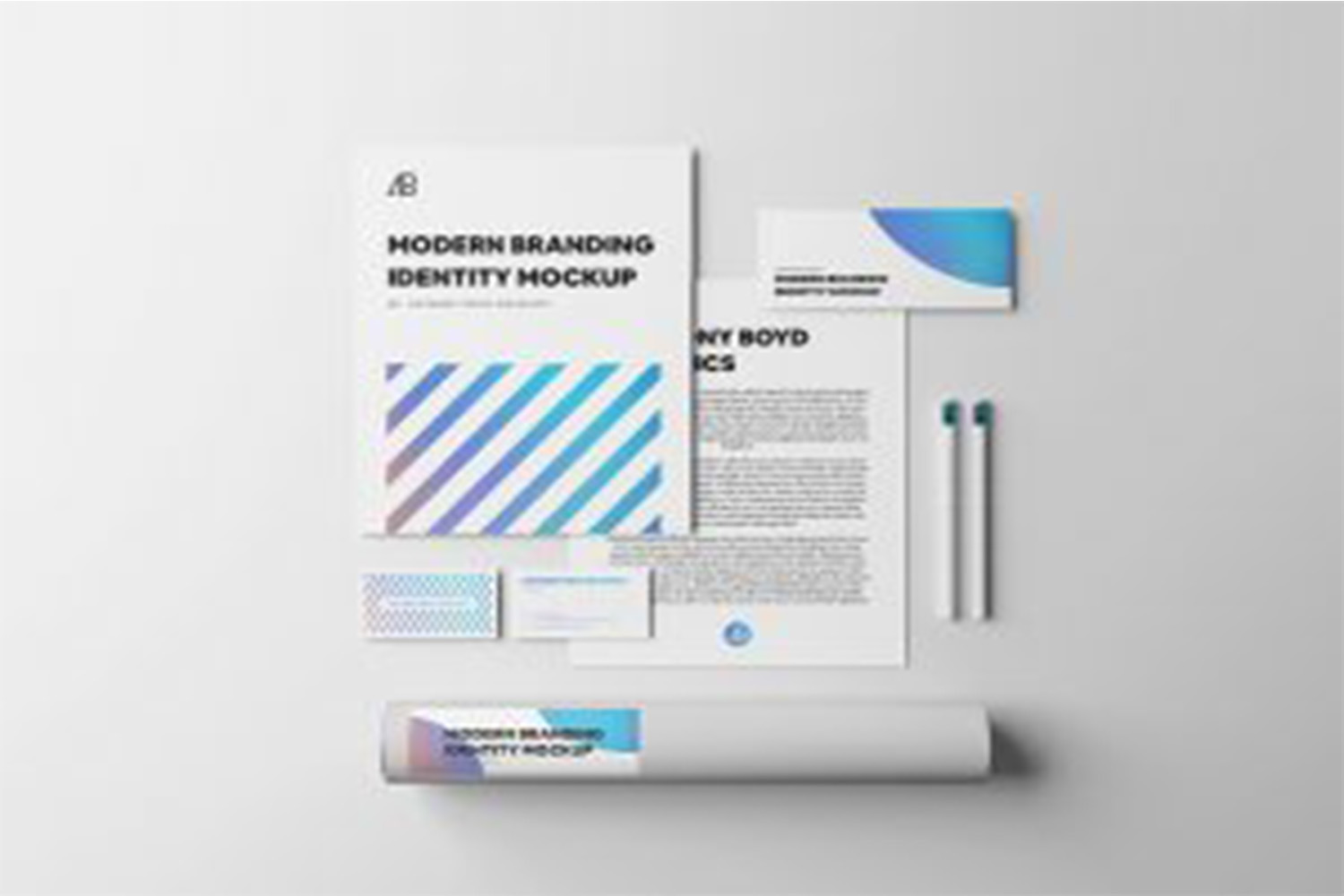 Modern Branding Identity Mockups Free Download