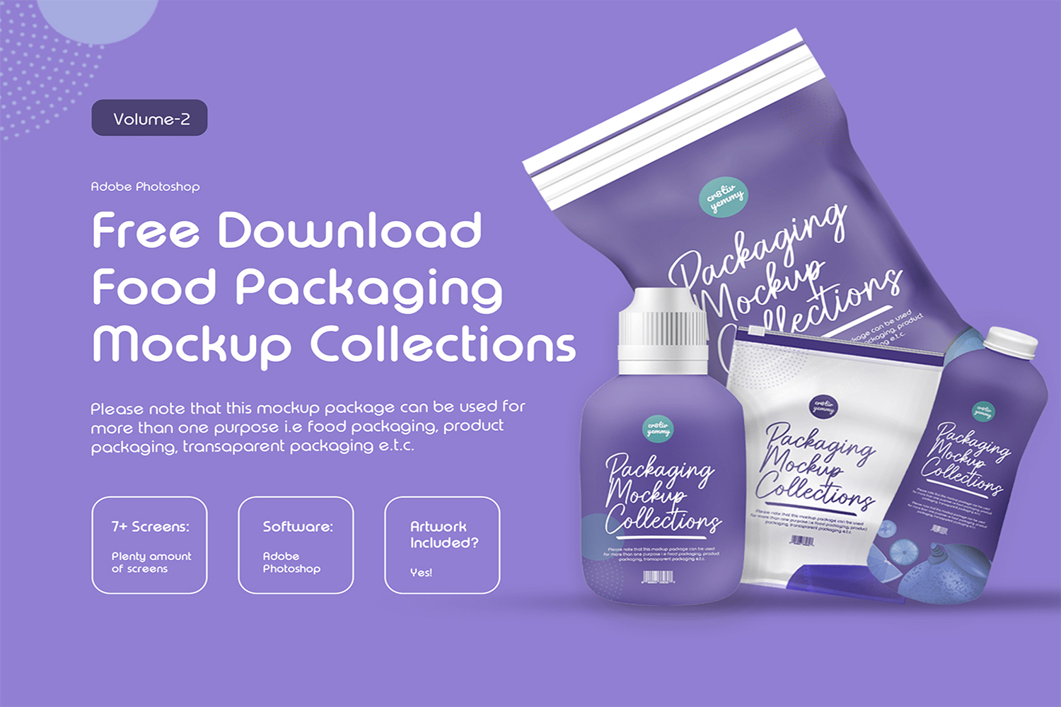 Packaging Mockup Vol. 2 Mockup Free Download
