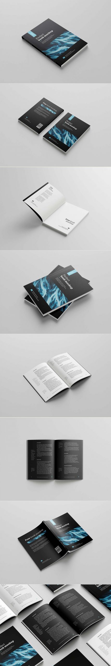 Paperback Book Mockup Free Download