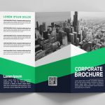 Photorealistic Tri-Fold Business Brochure Template PSD Free Download