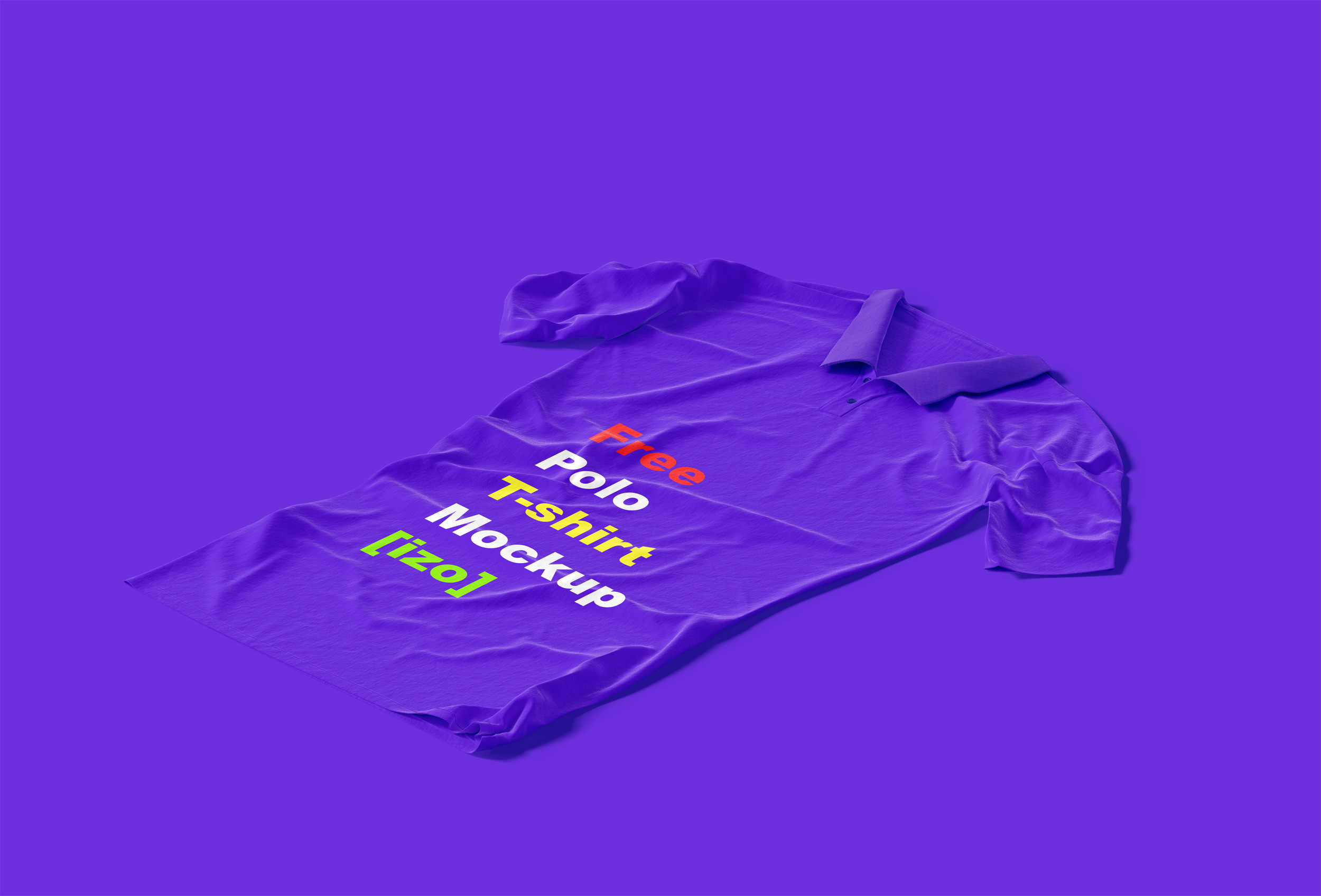 Polo T-shirt Mockup Free Download