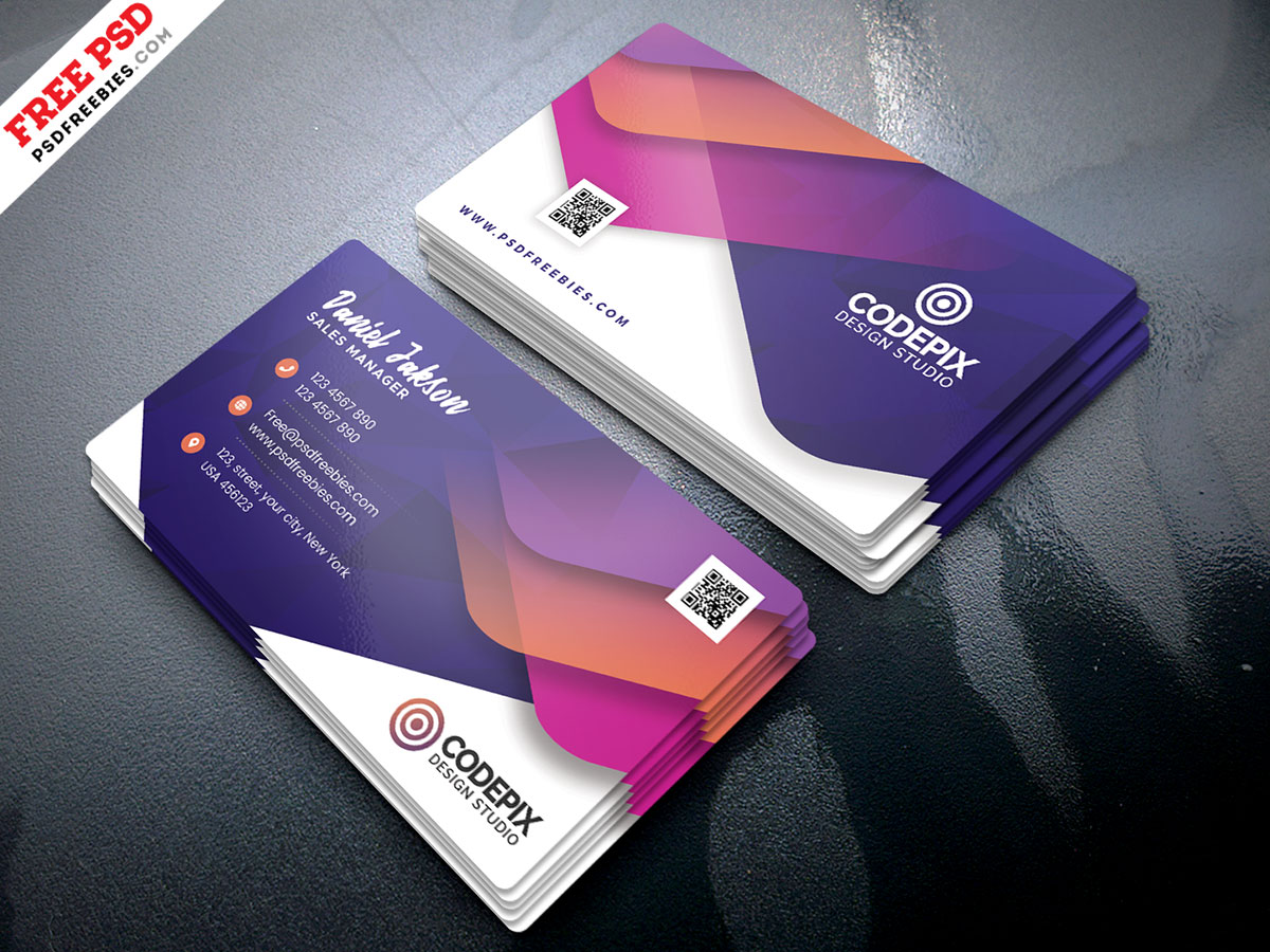 Premium Business Card Design PSD Free Download