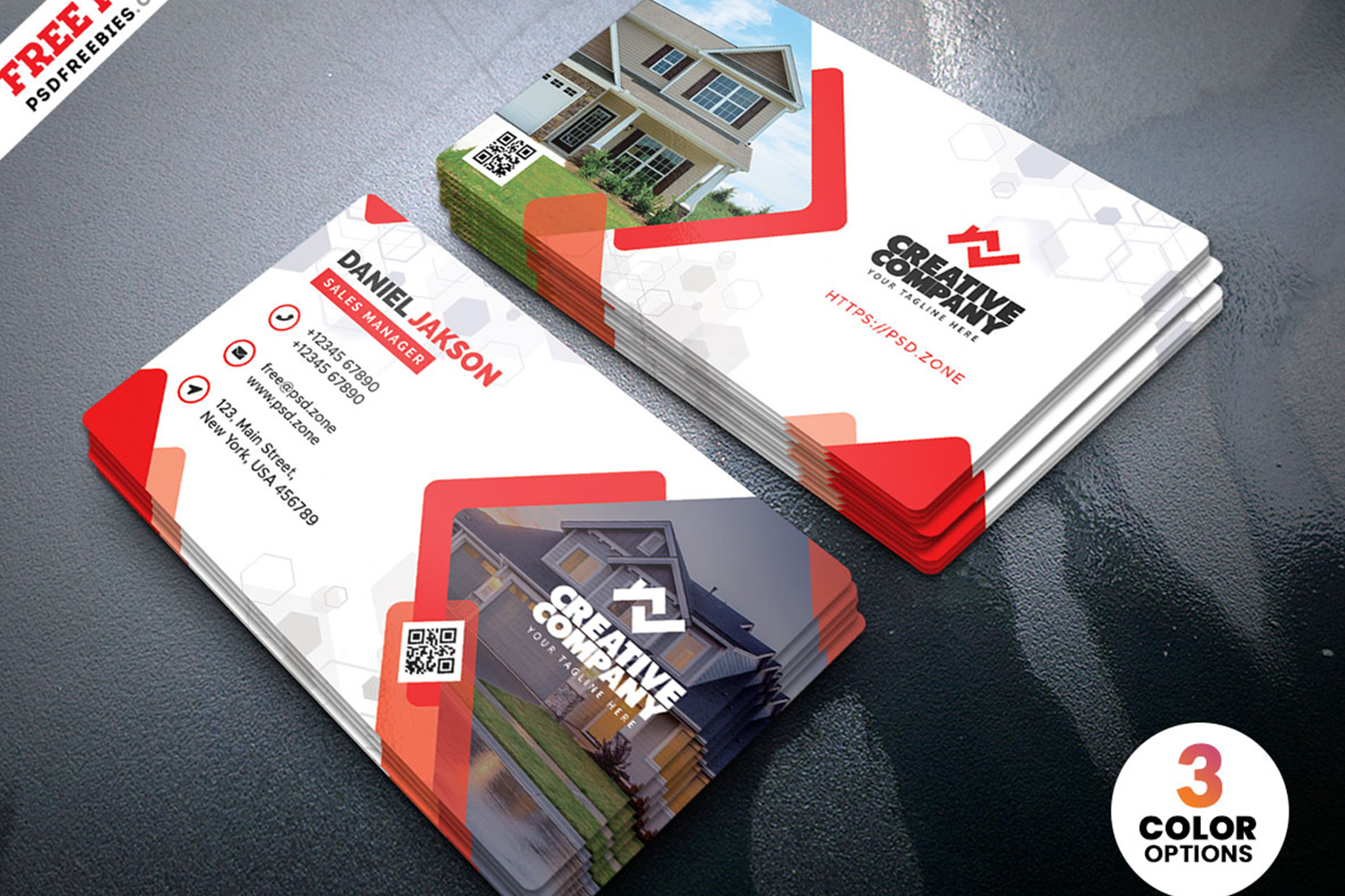 Real Estate Business Card PSD Free Download