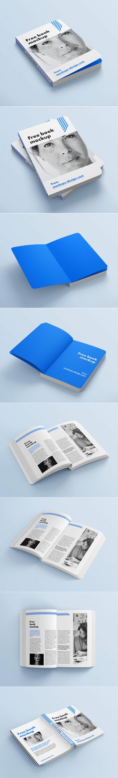 Rounded Book Mockup Free downloadRounded Book Mockup Free download