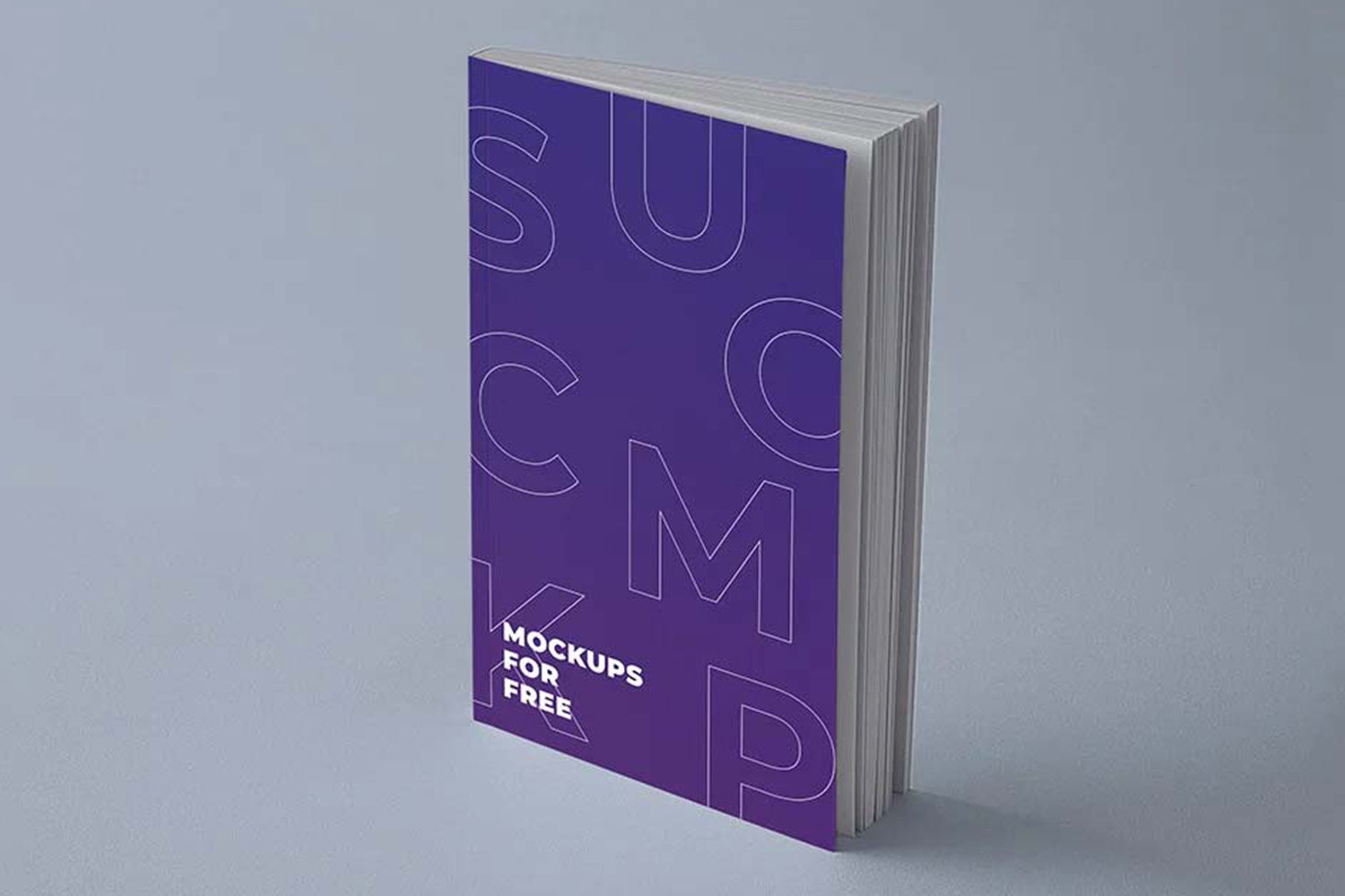 Simple Book Cover Mockup Free Download