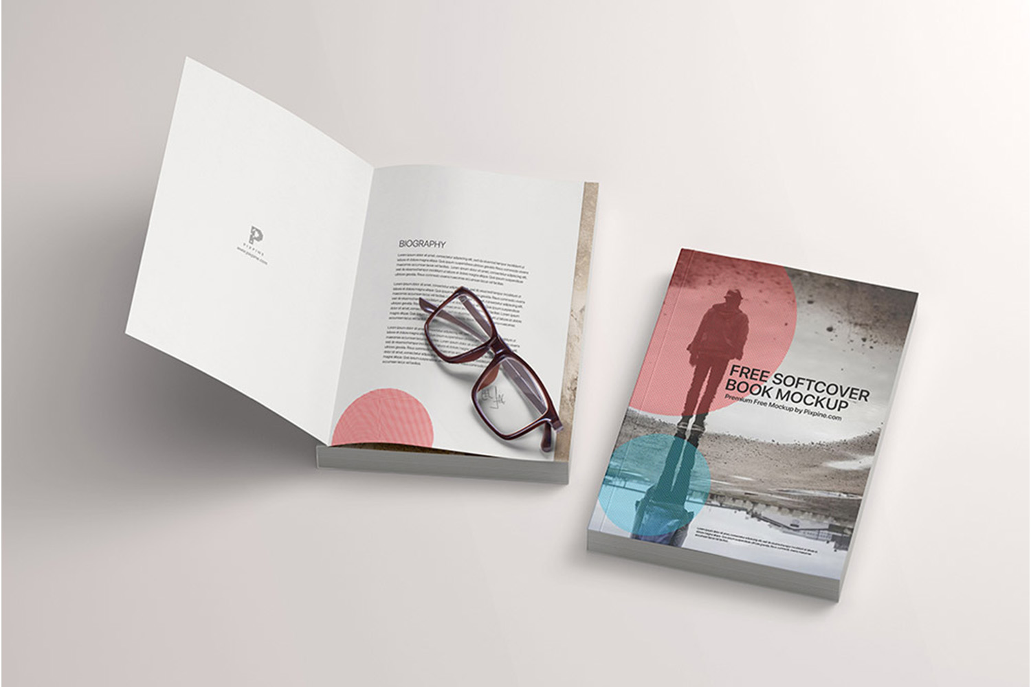 Soft Cover Book Mockup Free Download