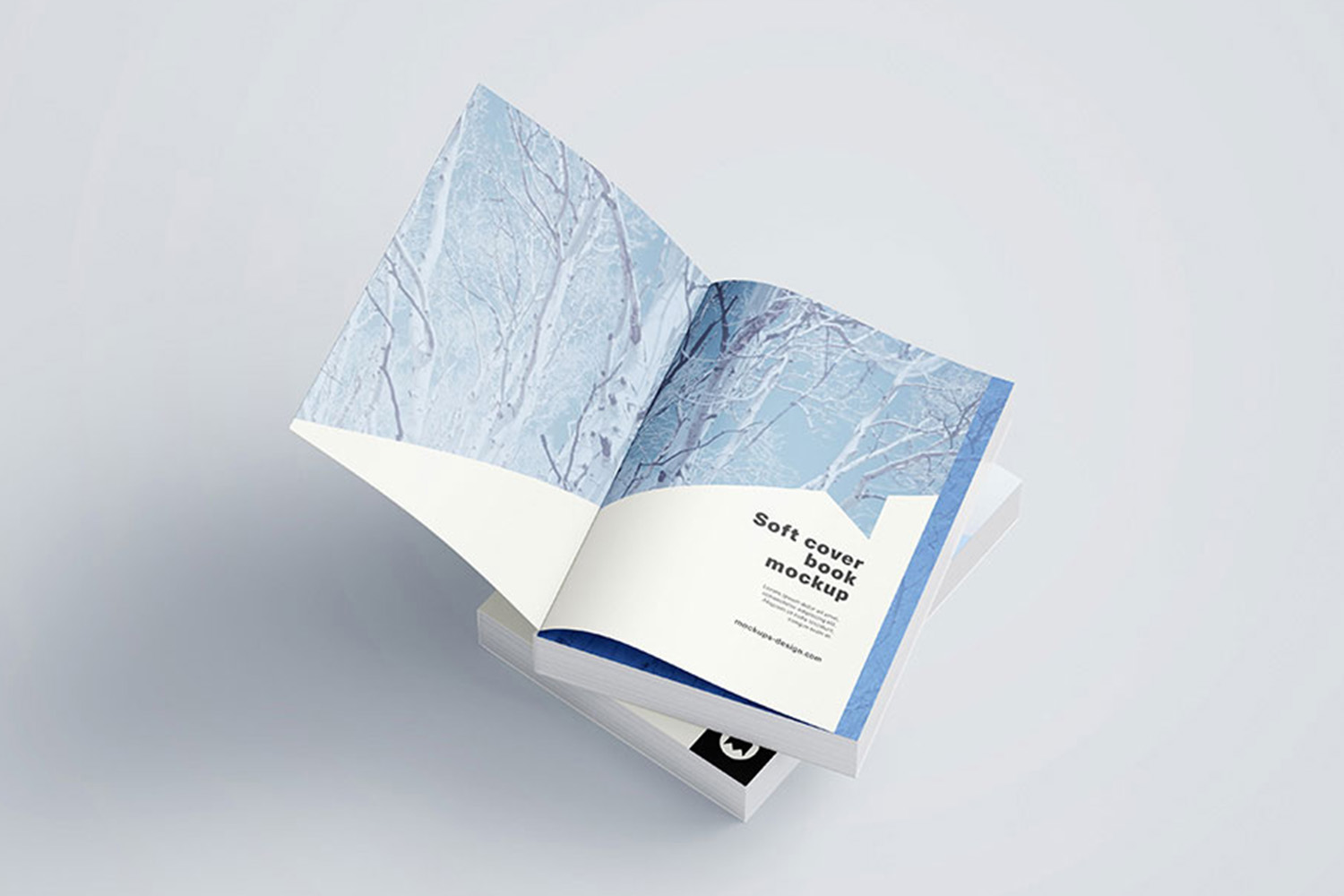 Softcover Book Mockups Free Download