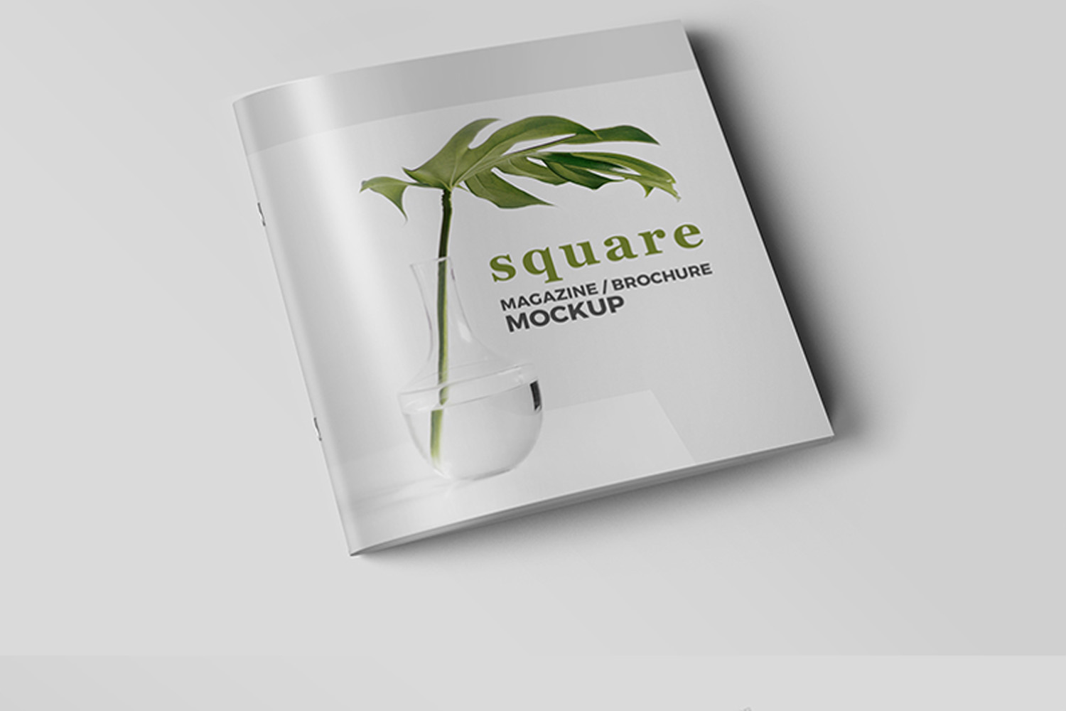Square Magazine Brochure Mockup Free Download