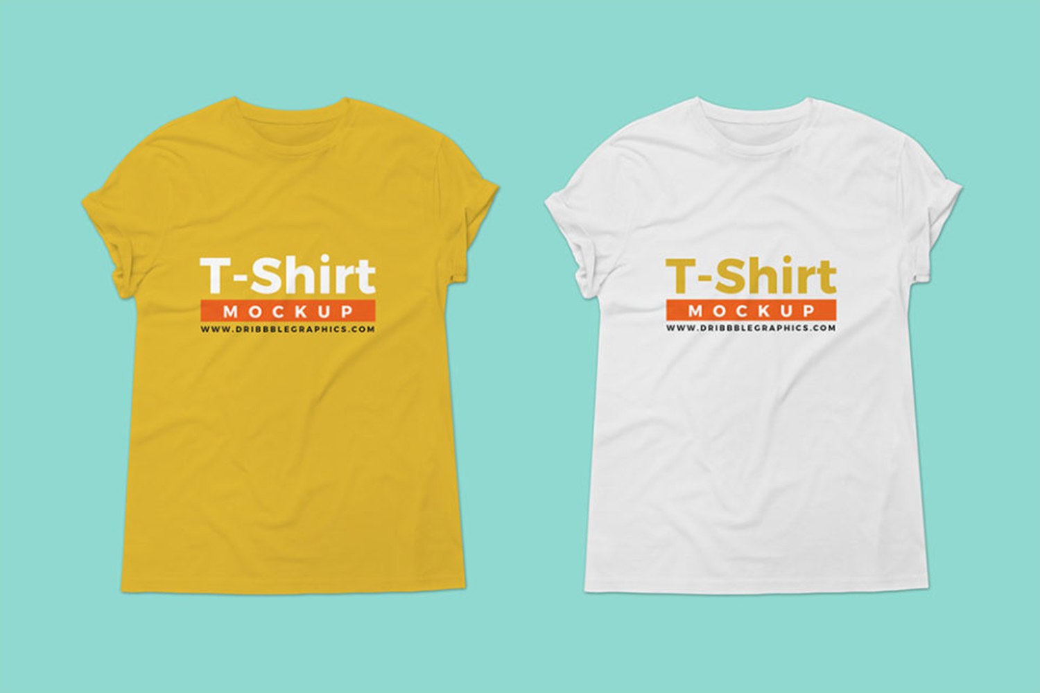 T-Shirt For Branding Mockup Free Download