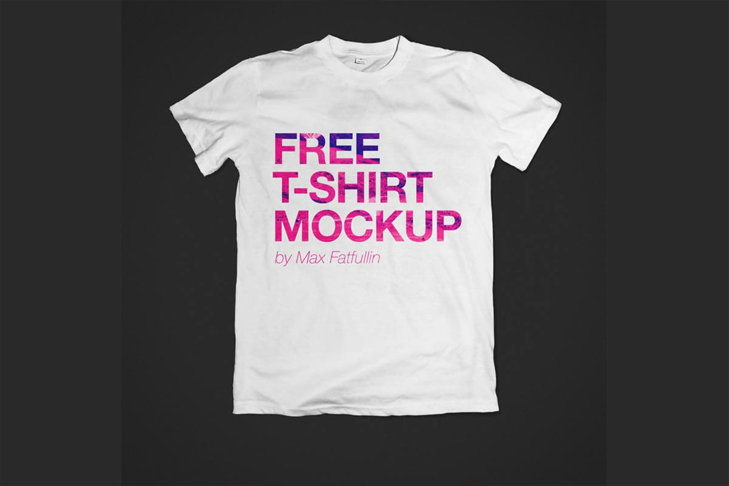 T-Shirt For Designers Mockup Free Download