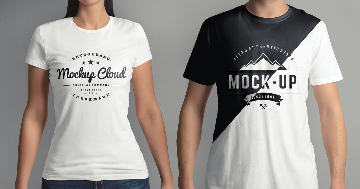 T-Shirt Mockup Set Mockup Free Download