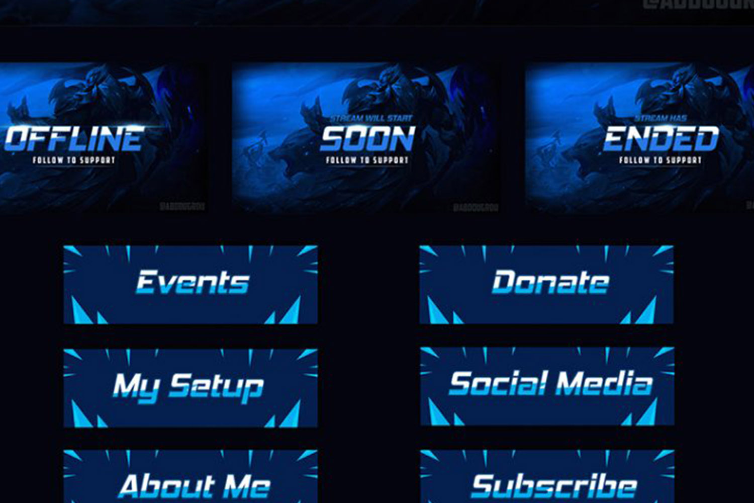 Twitch Banner Template Free Download
