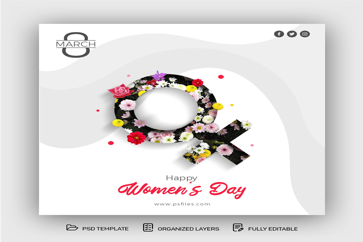 Women’s Day 2020 Post Banner Design Free Templates PSD Free Download