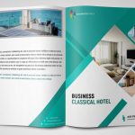 Hotel Service Bi-Fold Brochure Design Template PSD Free Download